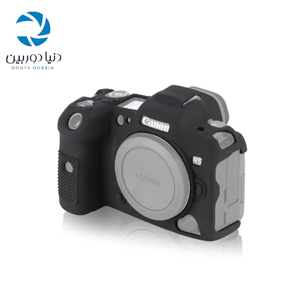 کاور دوربين سیلیکونی مشکي Canon Eos R5 cover