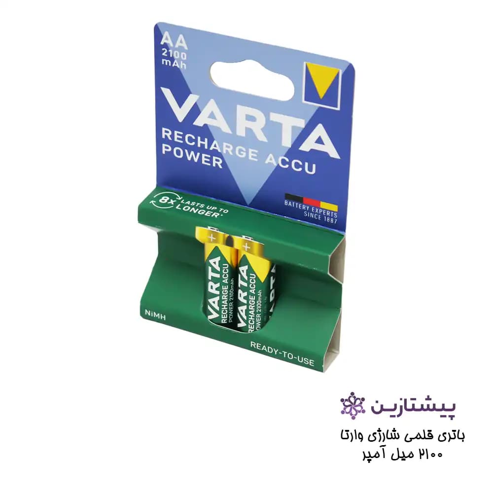 باتری قلمی وارتا شارژی مدل Accus 2100 میلی آمپر varta
