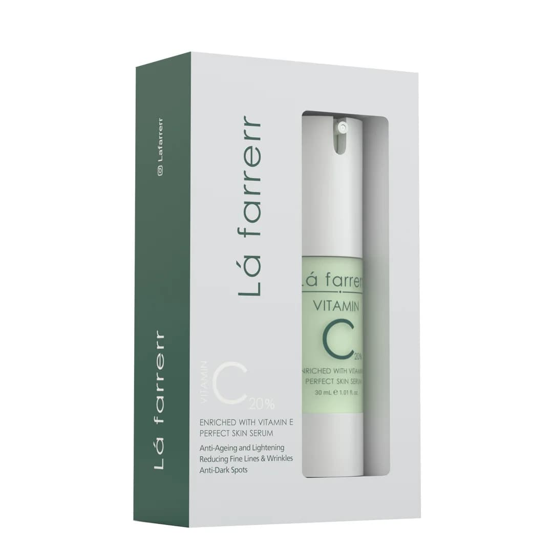 سرم ویتامین سی 10 درصد لافارر Vitamin C + Ferulic Acid حجم ۳۰ میل