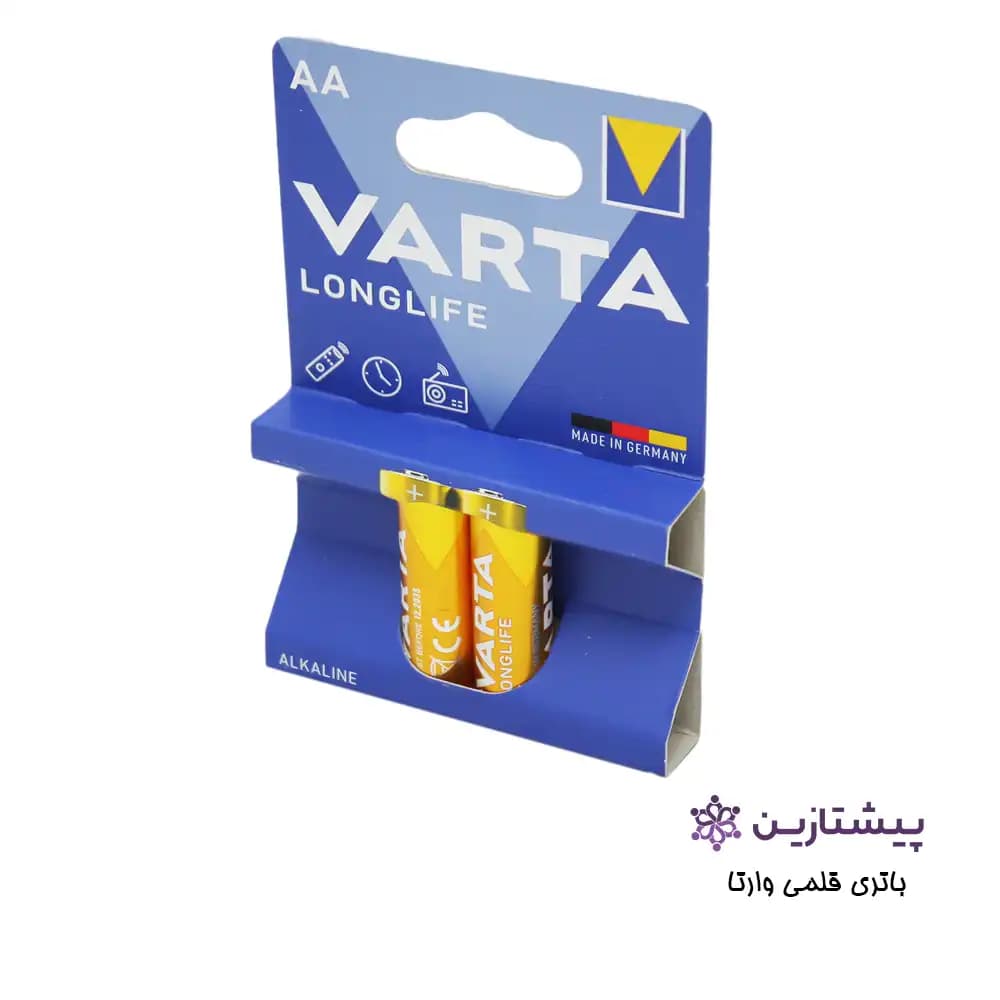 باتری قلمی وارتا لانگ لایف آلکالاین زرد Varta