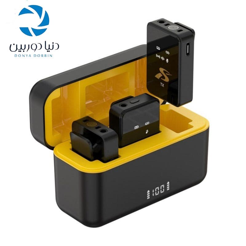 میکروفن بی سیم دو کاربر SX12 DUAL type -c