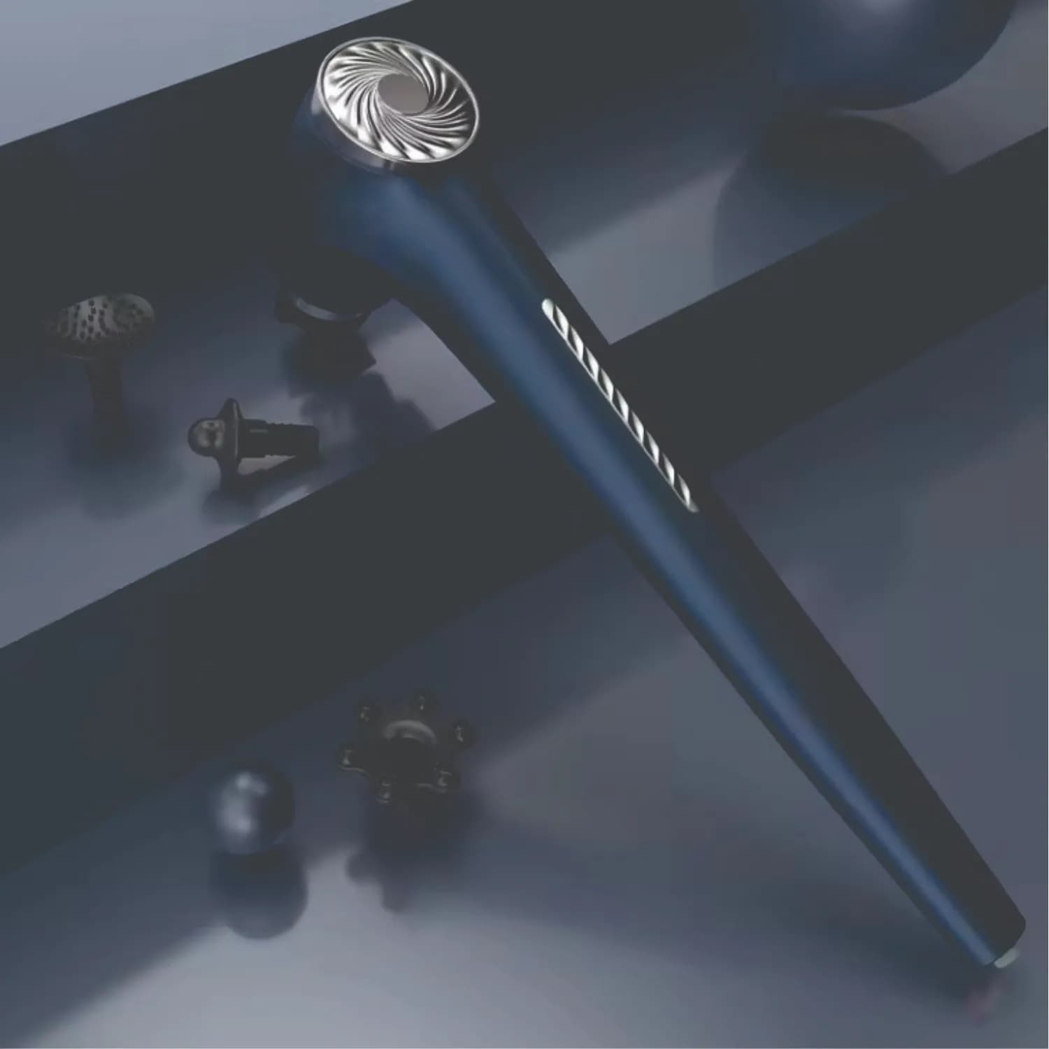 ماساژور دلفینی 4 سر Vibratory Stick کد GU03 — تصویر ۵