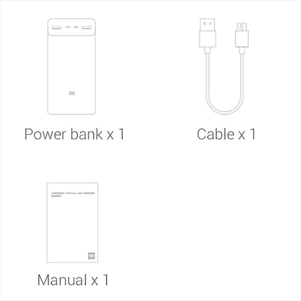 پاور بانک فست شارژ 30000 میلی آمپر شیائومی مدل PB3018 ZM Xiaomi — تصویر ۴