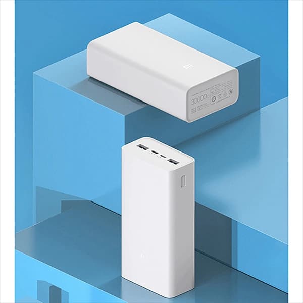 پاور بانک فست شارژ 30000 میلی آمپر شیائومی مدل PB3018 ZM Xiaomi — تصویر ۵