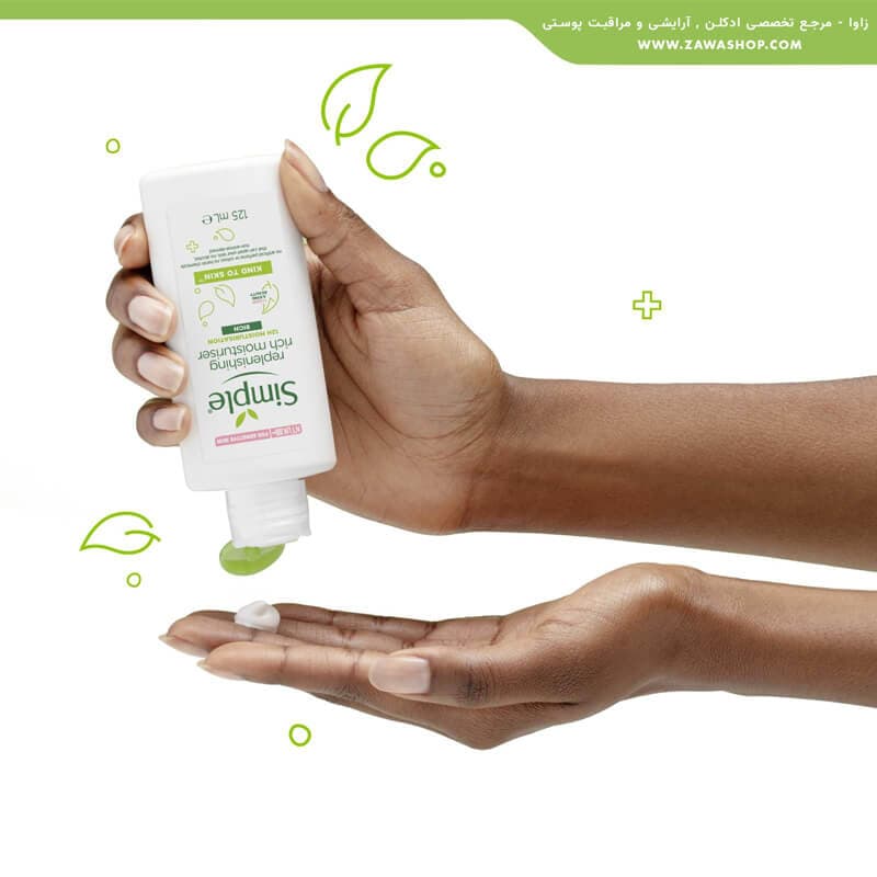 مرطوب کننده و آبرسان سیمپل Rich حجم 125ml — تصویر ۳