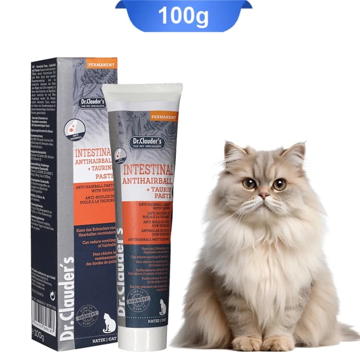 خمیر مالت گربه آنتی هربال دکتر کلادرز وزن 100 گرم Dr.Clauder’s