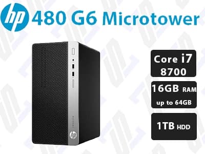کیس HP ProDesk 480 G6 Microtower Business PC پردازنده Core i7 8700