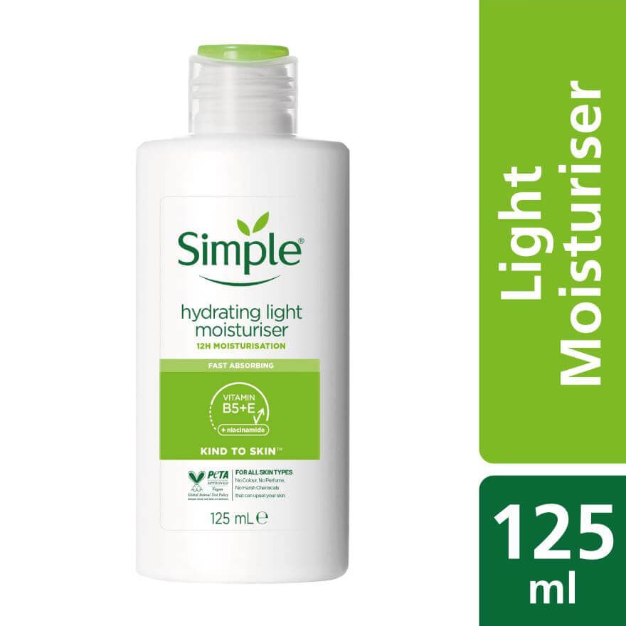 آبرسان سیمپل لایت HYDRATING LIGHT MOISTURISER حجم 125ml — تصویر ۳