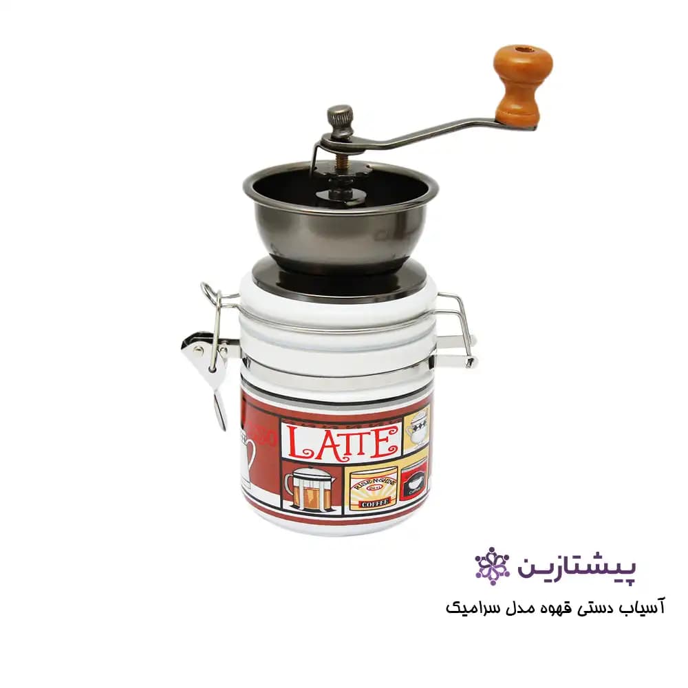 آسیاب قهوه دستی پایه سرامیکی مدل Coffee Bean Grinder