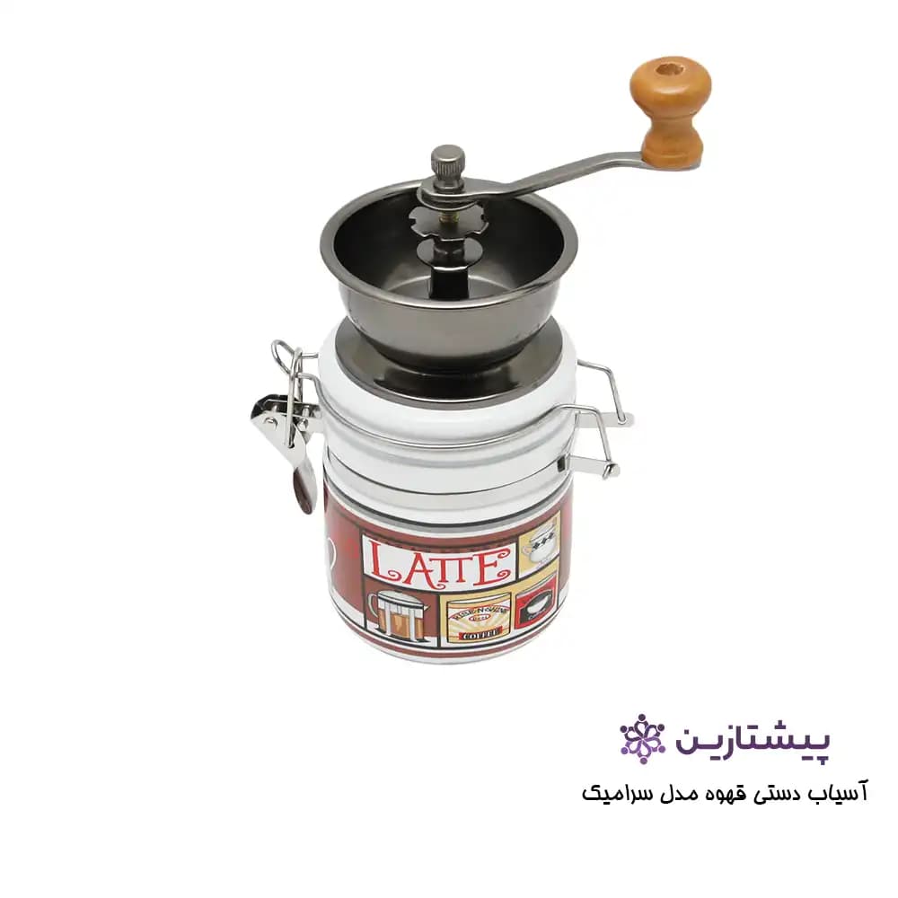 آسیاب قهوه دستی پایه سرامیکی مدل Coffee Bean Grinder — تصویر ۳