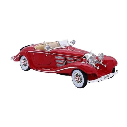 ماکت فلزی بنز Mercedes‑Benz 500K کلاسیک کروک (مشکی) | Diecast