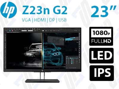 مانیتور HP Z23n G2 فریم لس FHD LED IPS HDMI sRGB 94% 5ms