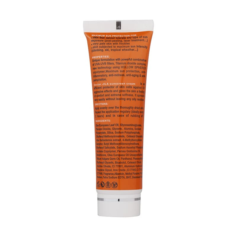کرم ضد آفتاب رنگی دکتر ژیلا SPF95 ـ بژ طبیعی — تصویر ۳