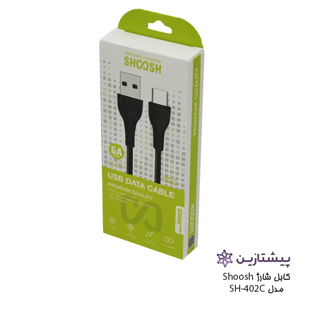کابل شارژ موبایل تایپ سی شوش مدلCable Charge shoosh sh402C