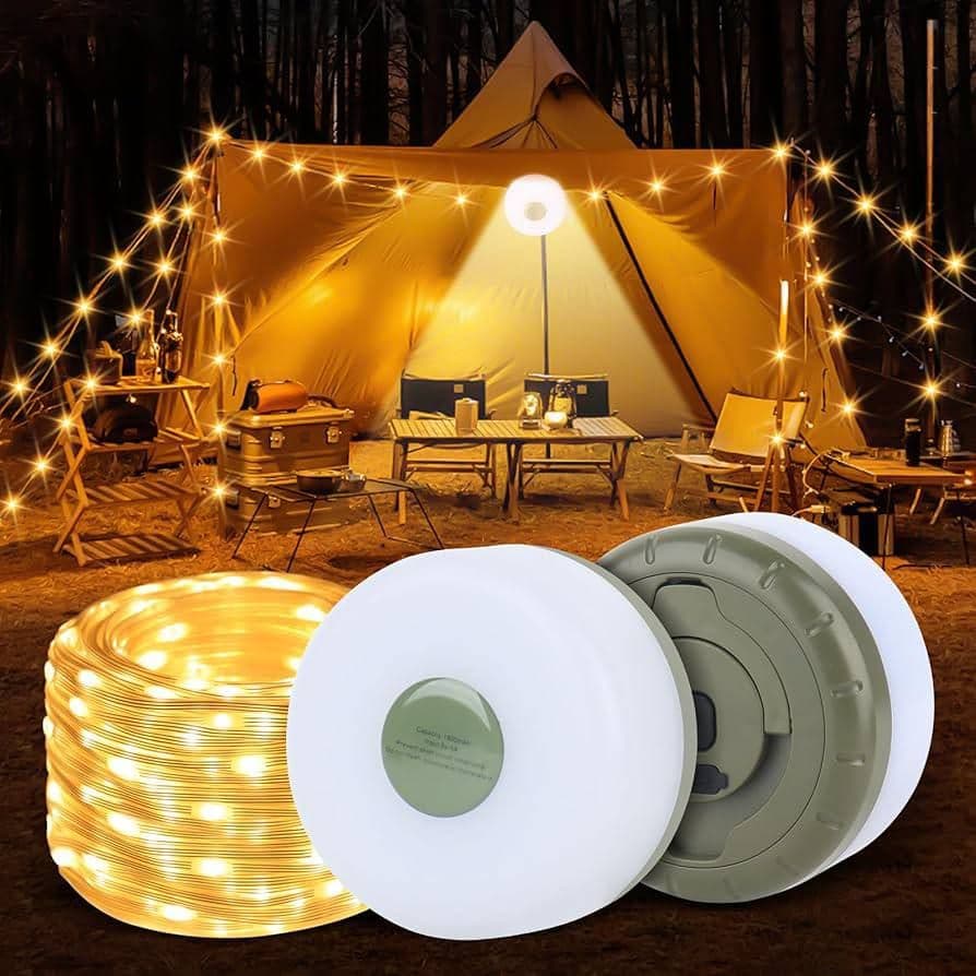 چراغ و ریسه کمپ شارژی چندکاره | Camping Light & LED String — تصویر ۶