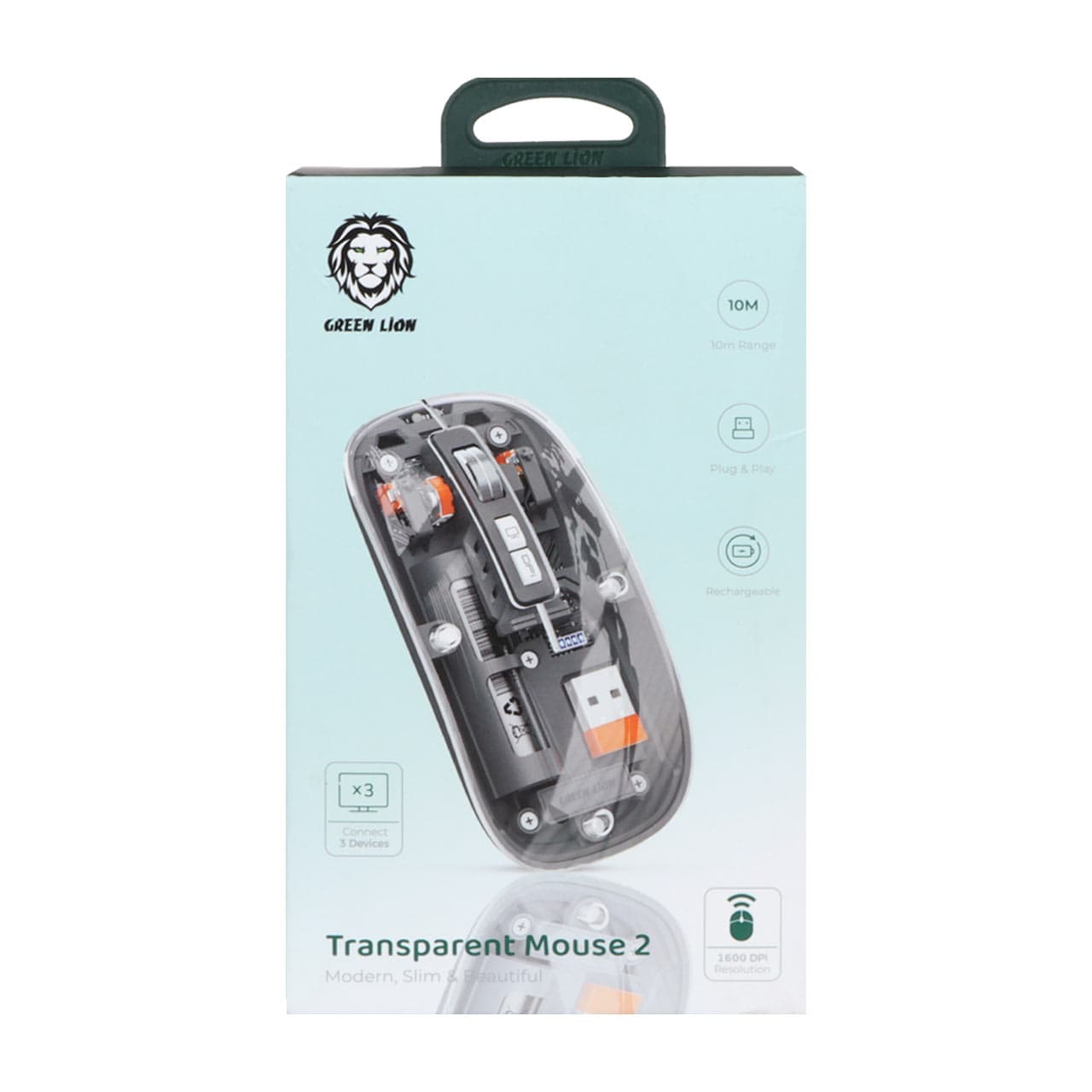 ماوس بی سیم Green Lion مدل GNTRAMOUS2GY - موبایل سرا صمیمی — تصویر ۴
