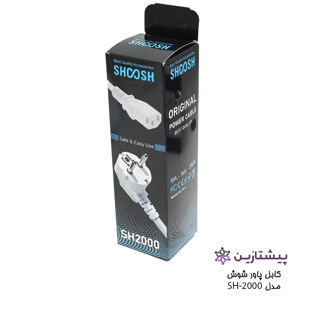 کابل برق کامپیتور شوش مدل Cabel power Shoosh 1.5M SH-2000