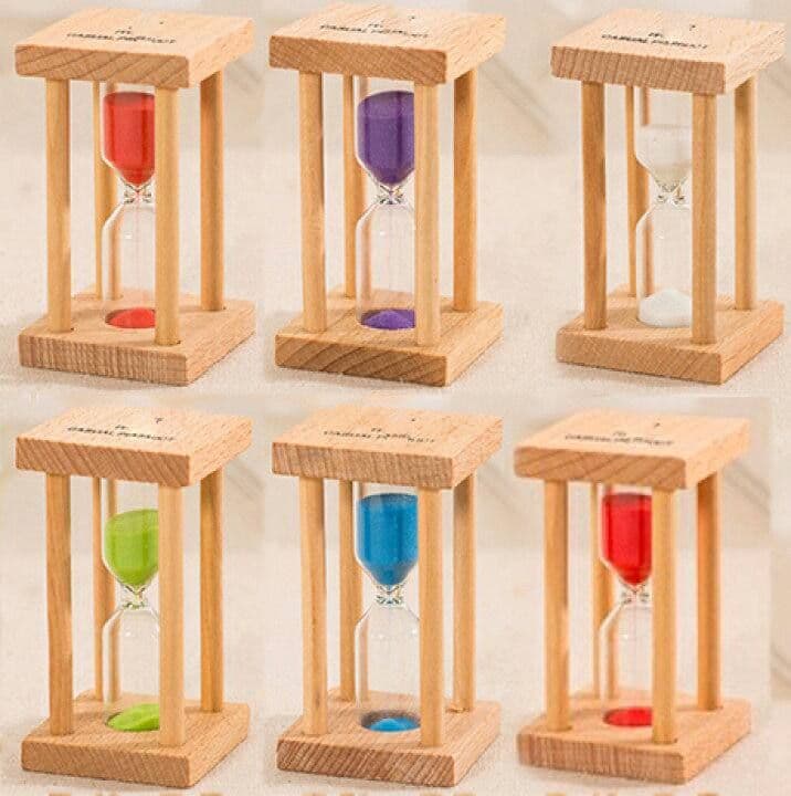 ساعت شنی چوبی کوچک ۱۰ دقیقه‌ای | Mini Wooden Sand Timer 10‑Minute — تصویر ۲