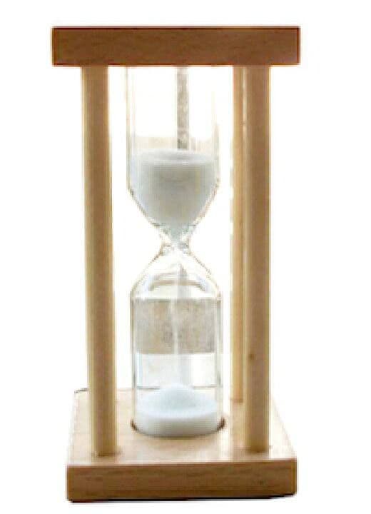 ساعت شنی چوبی کوچک ۱۰ دقیقهای | Mini Wooden Sand Timer 10‑Minute