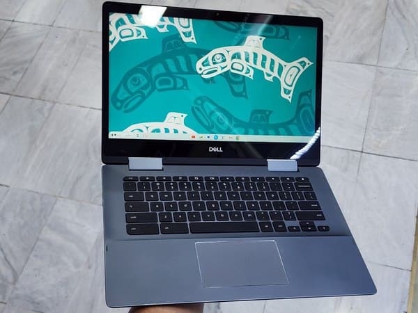 کروم بوک 14 اینچی دل مدل chromebook Inspiron 7486 I3-8130 4GB 128SSD — تصویر ۲