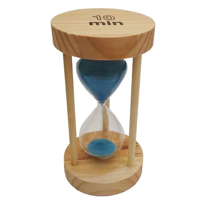 ساعت شنی چوبی ۱۰ دقیقه‌ای | Sand Timer Wooden 10‑Minute — تصویر ۲