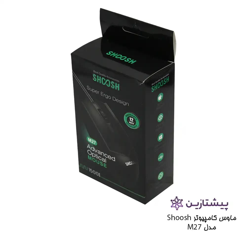 ماوس سیم دار برند شوش مدل Mouse ShooSh M27