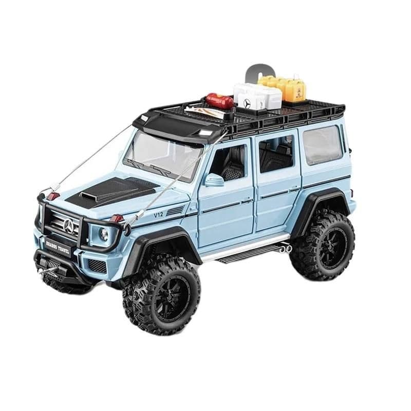 ماکت ماشین بنز G‑Class آفرودی با لوازم | Mercedes‑Benz G‑Class Off‑Road Diecast Model — تصویر ۴