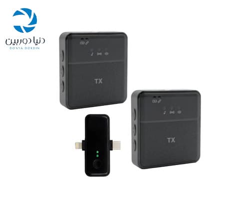 میکروفون دابل بی سیم یقه ای انسر Answer SX31 Wirreless Microphone