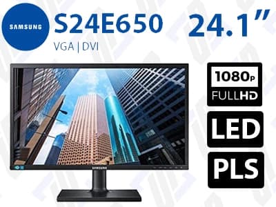 مانیتور سامسونگ S24E650 استوک 24 اینچ FHD LED PLS 4ms