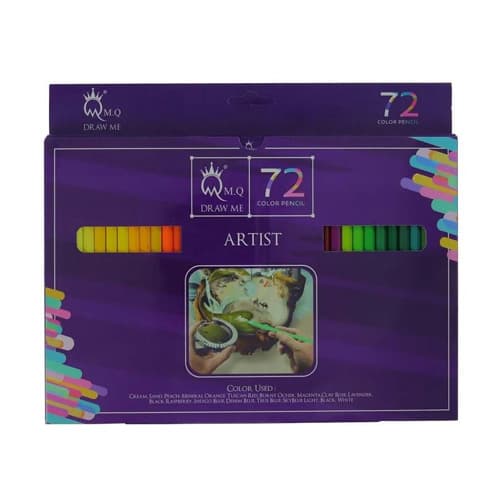 مداد رنگی 72 رنگ ام‌کیو مدل Artist | MQ Draw Me 72 Color Pencil — تصویر ۲