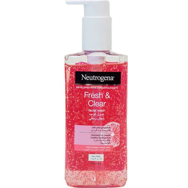ژل شستشوی نوتروژینا گریپ فروت Fresh & Clear