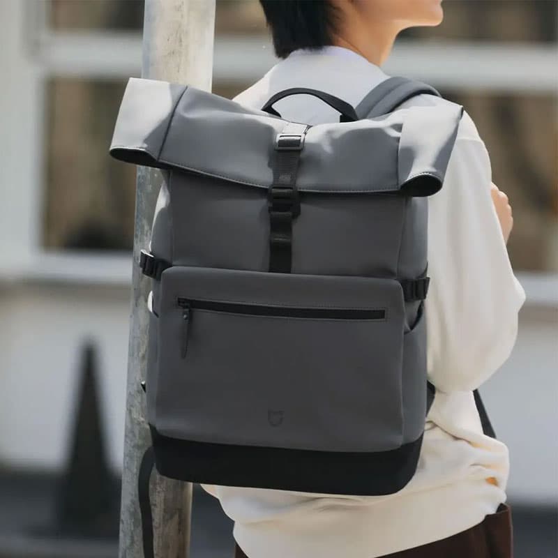 کوله پشتی شیائومی مدل Mijia Rolled Edge Casual Backpack 23L — تصویر ۴