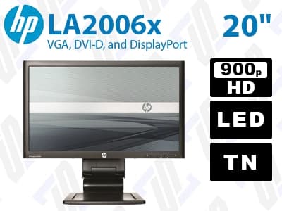 مانیتور استوک HP LA2006X اچ پی 20 اینچ LED HD TN 5ms