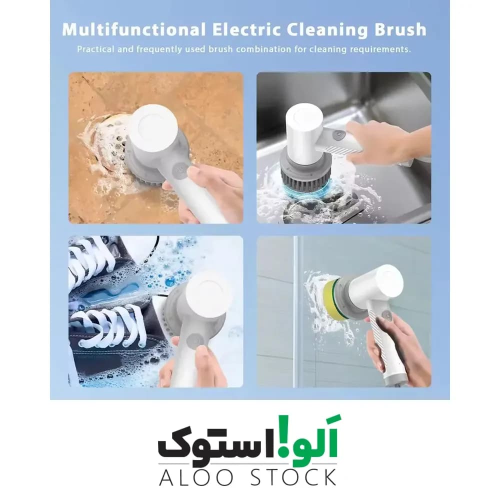 لوازم جانبی برس و فرچه تمیز کننده شارژی Youpin Xiaoda Electric Cleaning Brush 360° Rotation XL-DDQJS01 accessories — تصویر ۱۲
