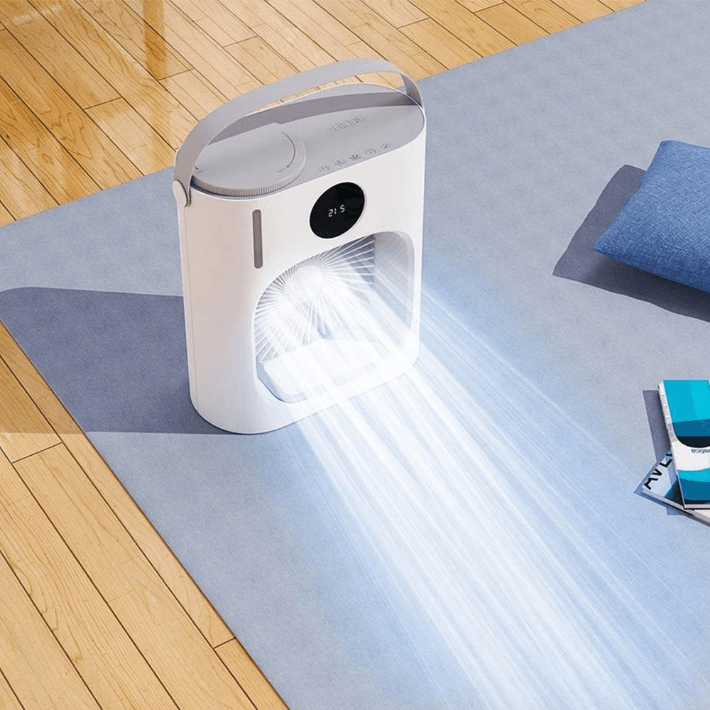 پنکه مه پاش رومیزی شیائومی مدل Xiaoda CL08 Mini Desktop Cooling Fan XD-ZMLFS01 — تصویر ۶