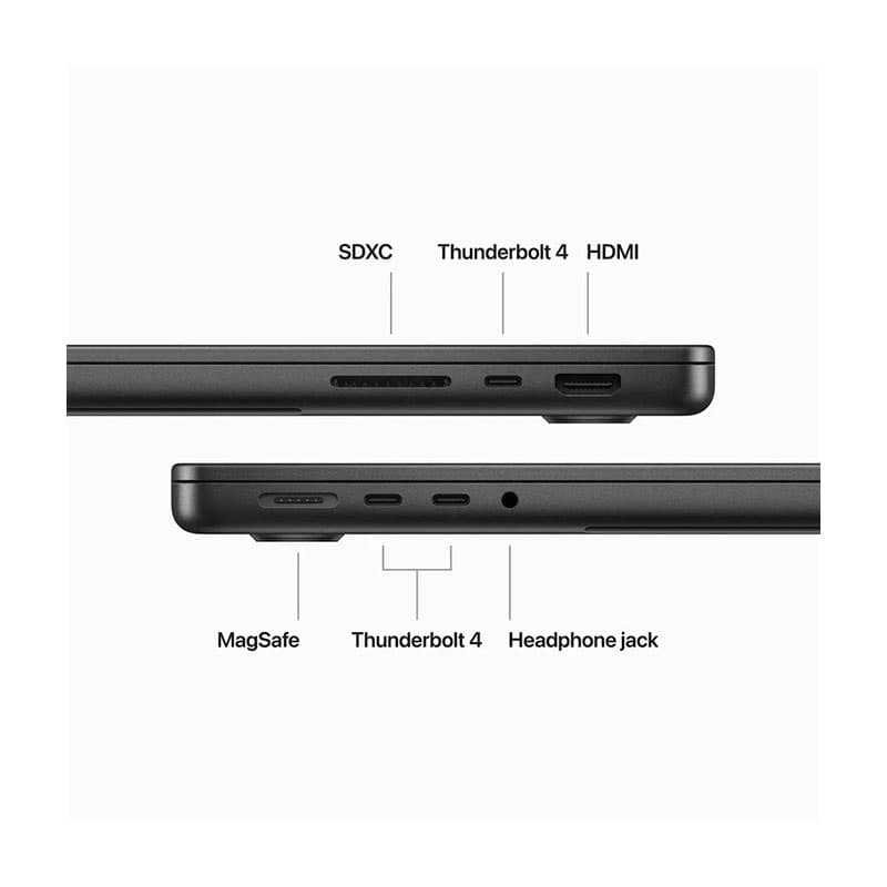 Macbook pro M3 MTL با ظرفیت 1/8 گیگابایت مدل 2023 (14اینچی) — تصویر ۶