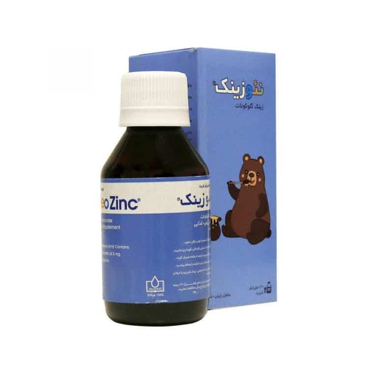 شربت زینک گلوکونات 120میلیلیتر نئو زینک