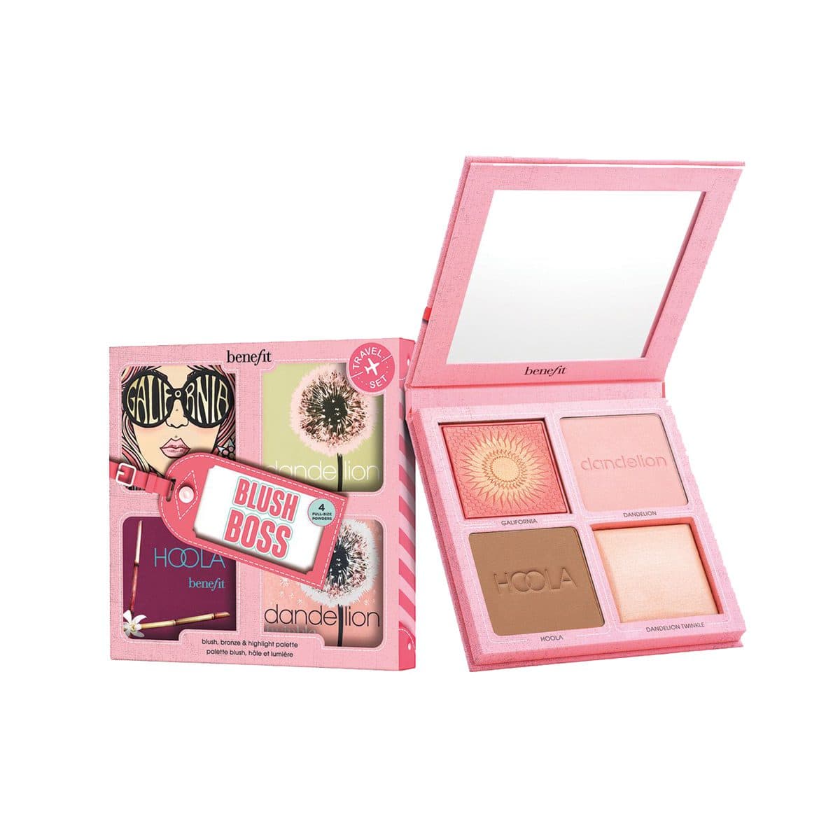 پالت رژگونه، برنزر و هایلایتر Blush Boss بنفیت