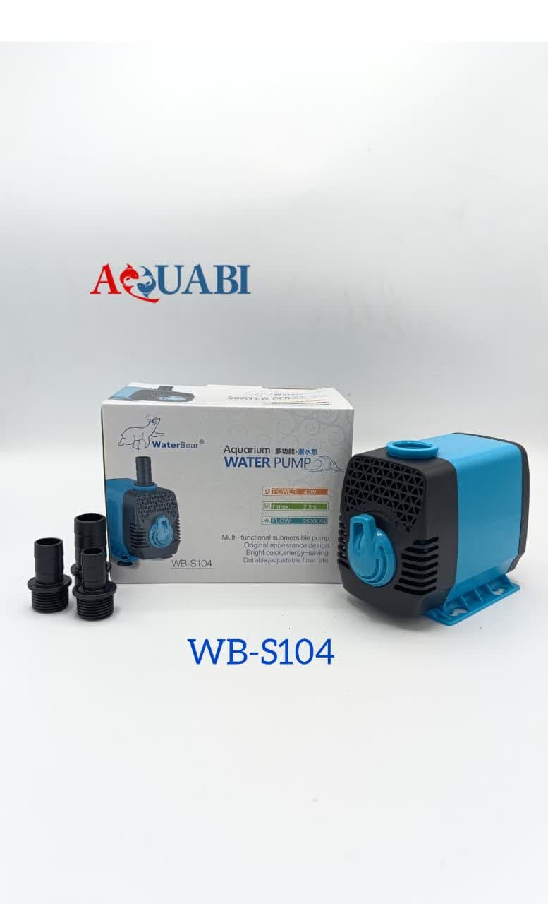 واتر پمپ آکواریوم WB-S104 واتر بر (حداکثر هد 2/5 متر) — تصویر ۳