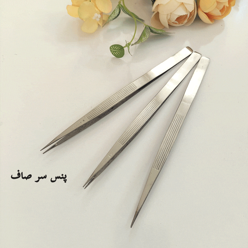 پنس سر صاف دندانه دار