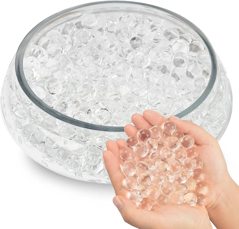 خاک ژله ای تیله ای بی رنگ (شفاف) بسته 5 گرمی