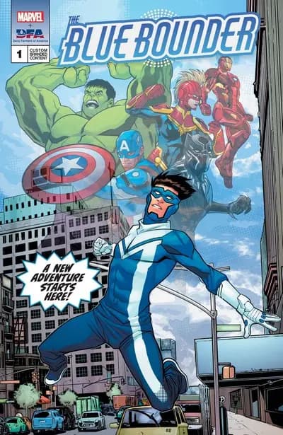 دانلود کمیک The Blue Bounder #1 (Custom DFA 2024 Comic WLR) (2024)