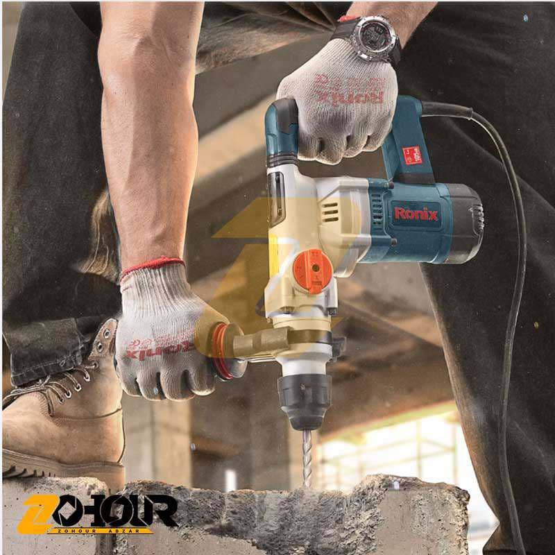 بتن کن برقی رونیکس 5 کیلویی 1200 وات مدل Ronix 2711 — تصویر ۲
