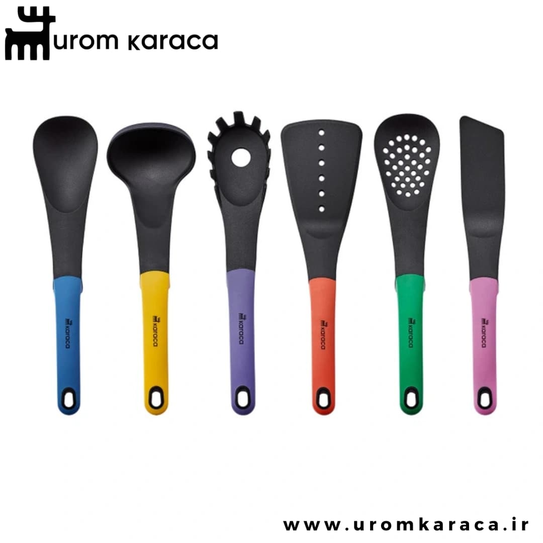 سرویس 6 پارچه کفگیر و ملاقه کاراجا Rainbow