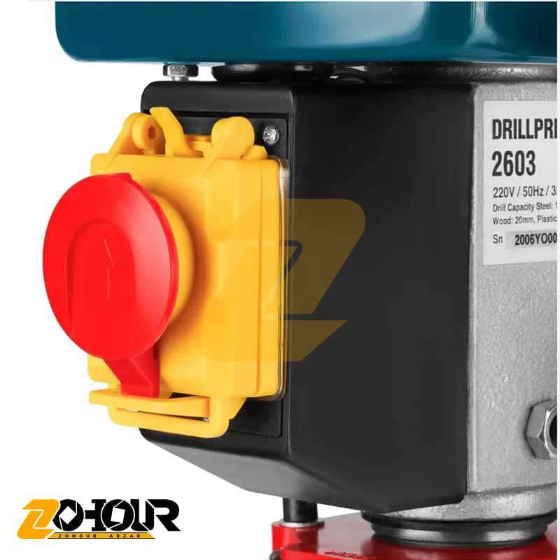 دریل برقی ستونی رونیکس 13 میلی متری 350 وات مدل Ronix 2603 — تصویر ۸