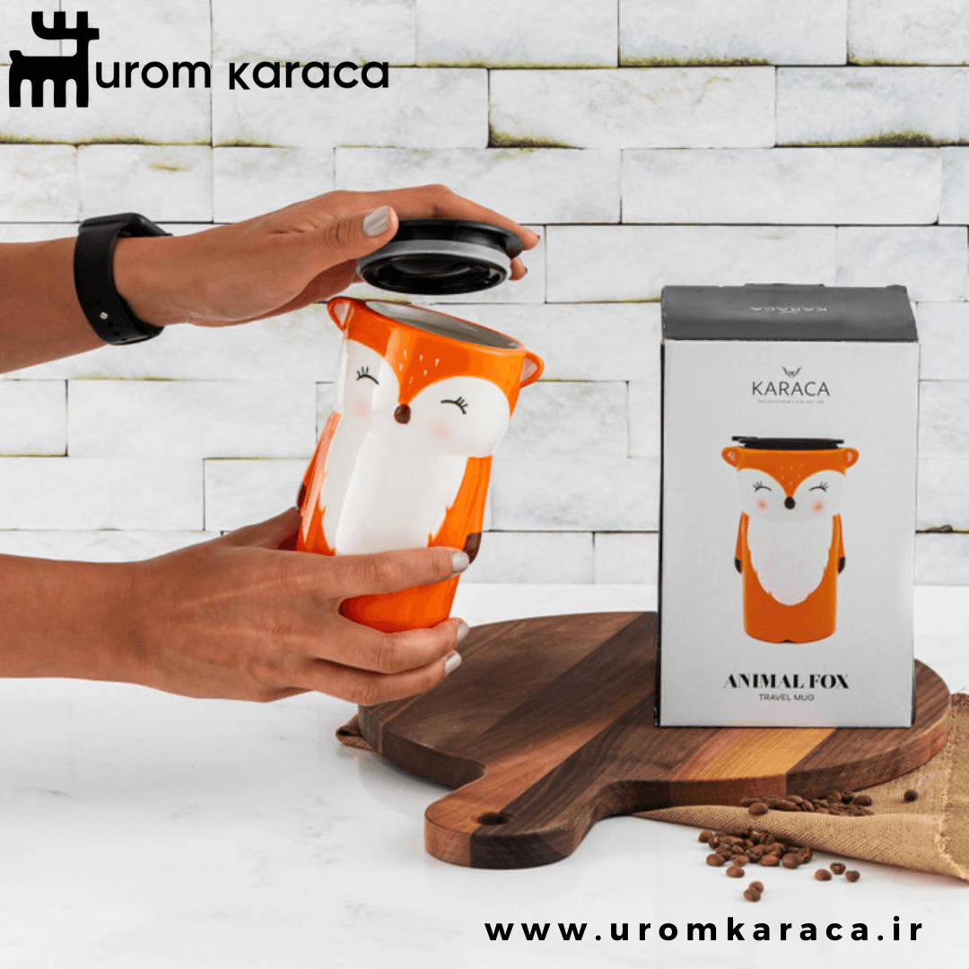 ماگ کاراجا Animal Fox Travel طرح روباه