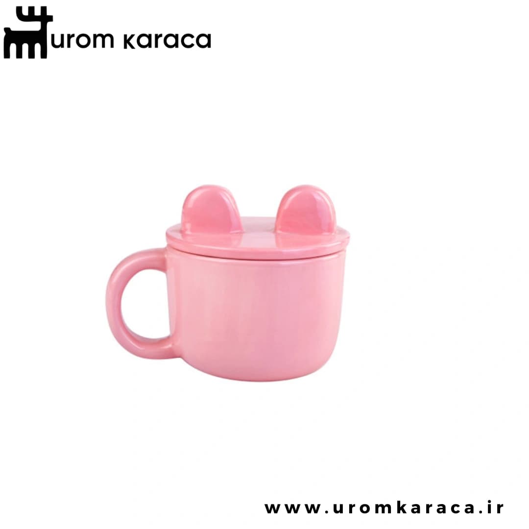 ماگ کاراجا Animal Pink طرح خوک — تصویر ۷