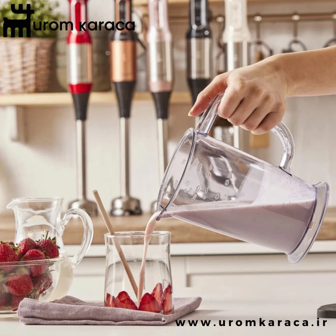 ربات آشپزخانه کاراجا Mastermaid Prosteel رزگلد 2000 وات — تصویر ۶