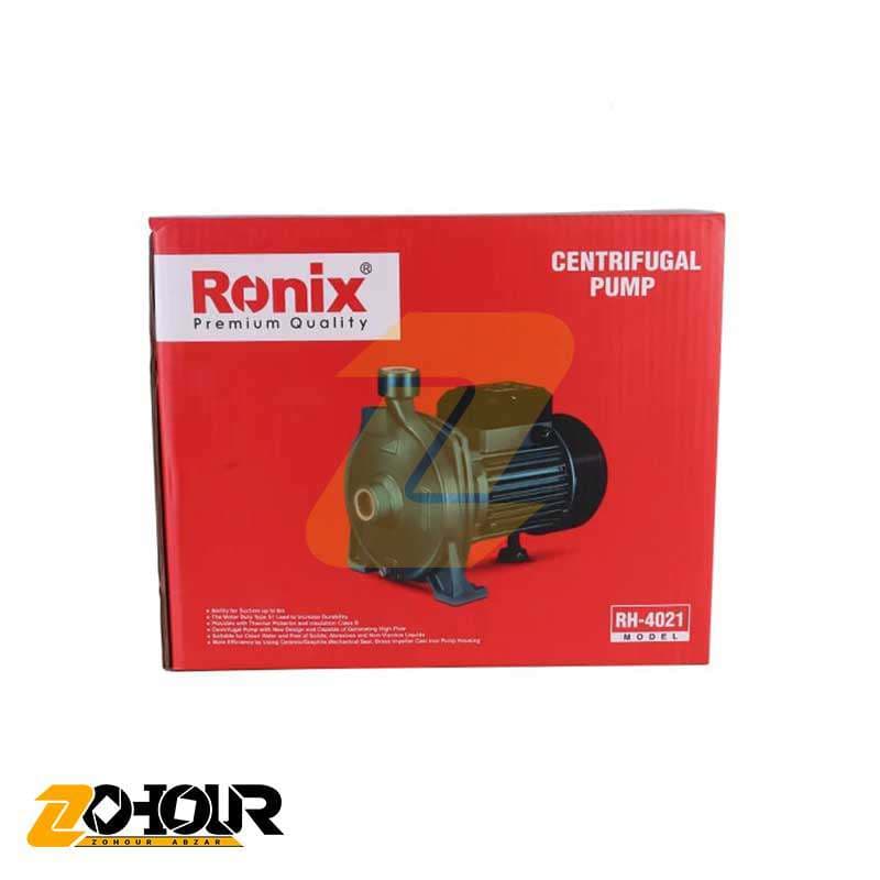 پمپ آب رونیکس تک فاز 1 اسب بخار بشقابی مدل Ronix RH-4021 — تصویر ۷