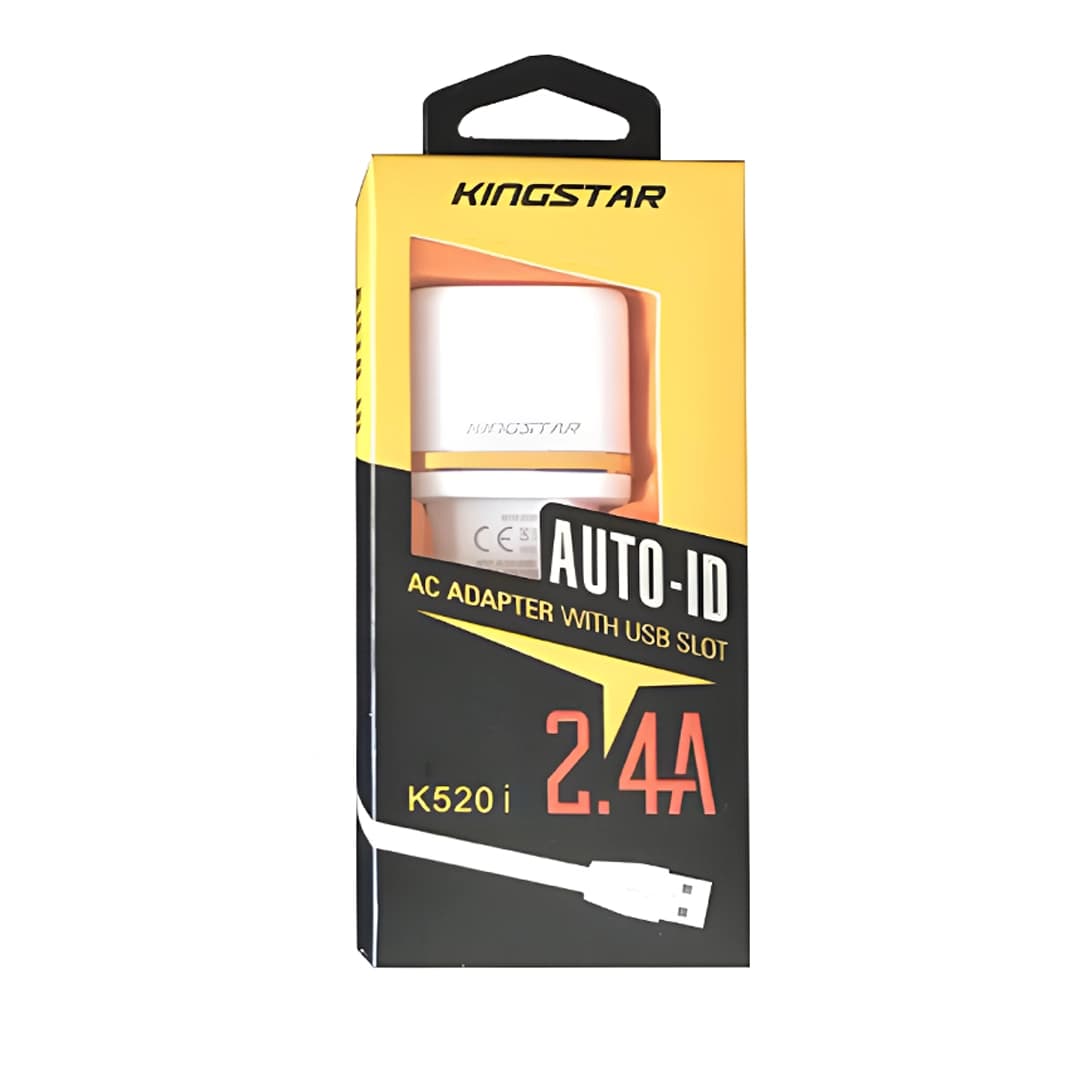 شارژر دیواری KINGSTAR مدل K520 IPHONE — تصویر ۲